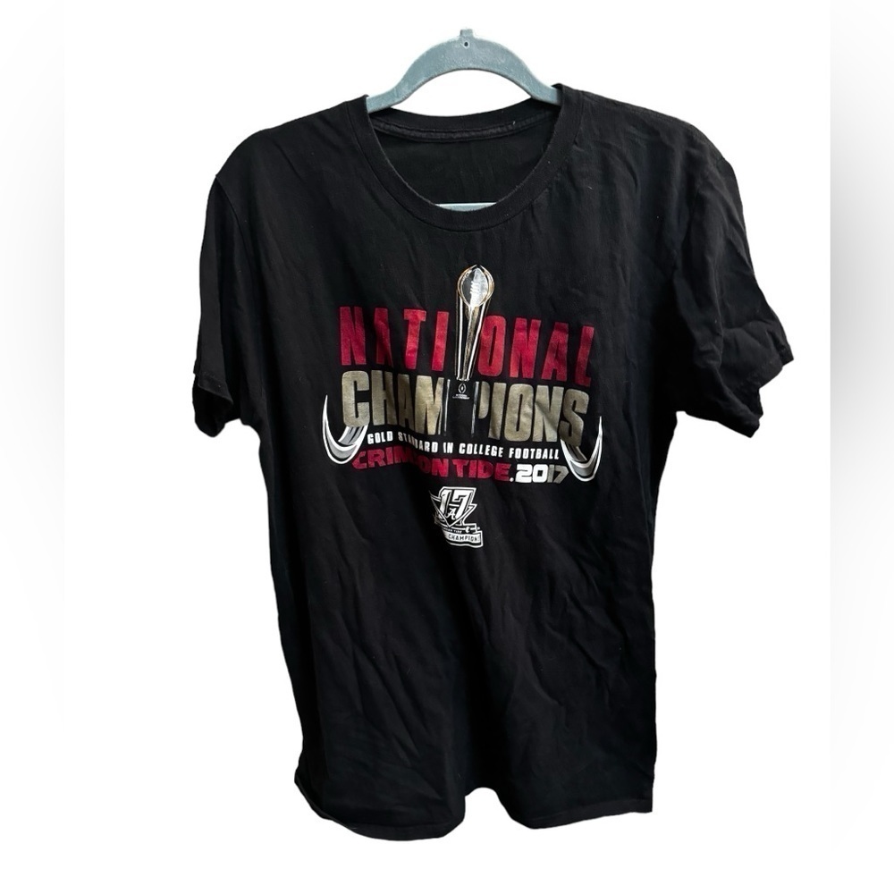 CRIMSON TIDE National Champions 2017 large vintage t shirt Alabama Bama Pride